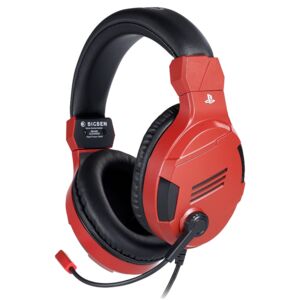 BigBen V3 Wired Gaming Headset for PlayStation 4 Red and Black BigBen V3 Wired Gaming Headset for PlayStation 4 Red and Black